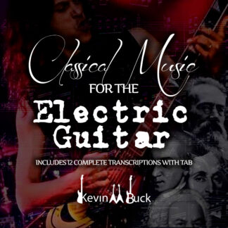 Book - "Classical Music for the Electric Guitar" Transcription Sheet Music/Tabulature Book